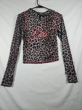 I.AM.GIA Blare Hoodie In Dark Leopard, Size Small